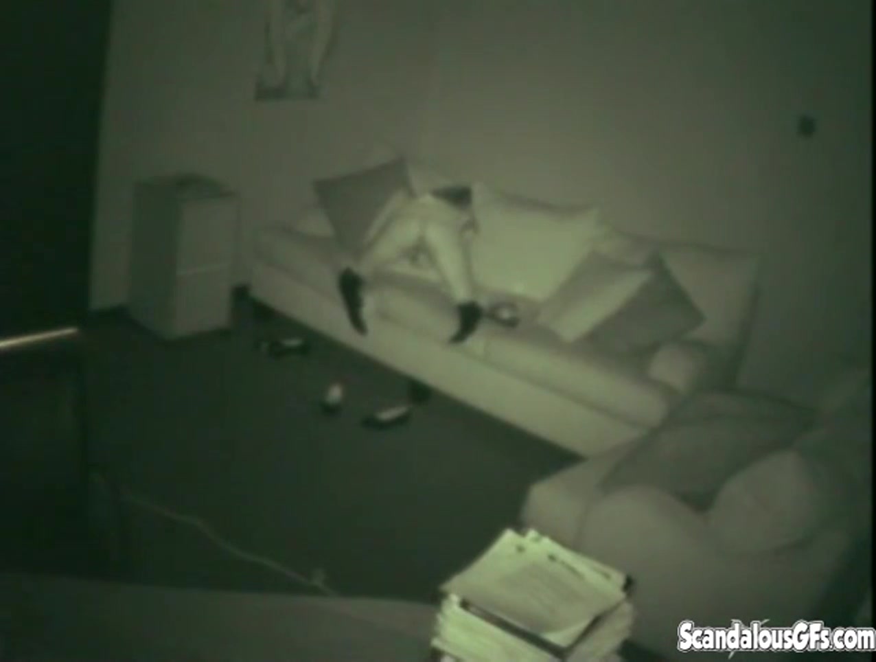 babe masturbates on the couch