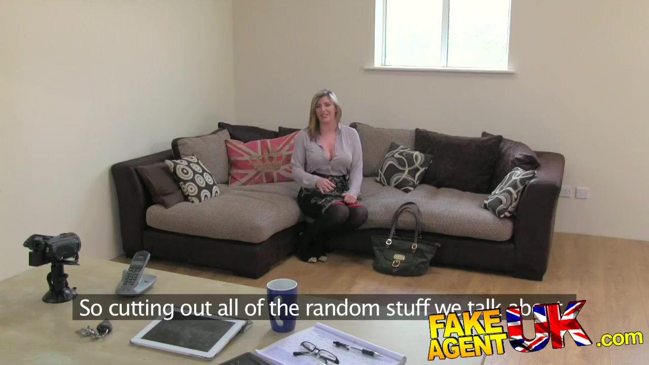 FakeAgentUK Brit girl gets spanked, fingered and fucked