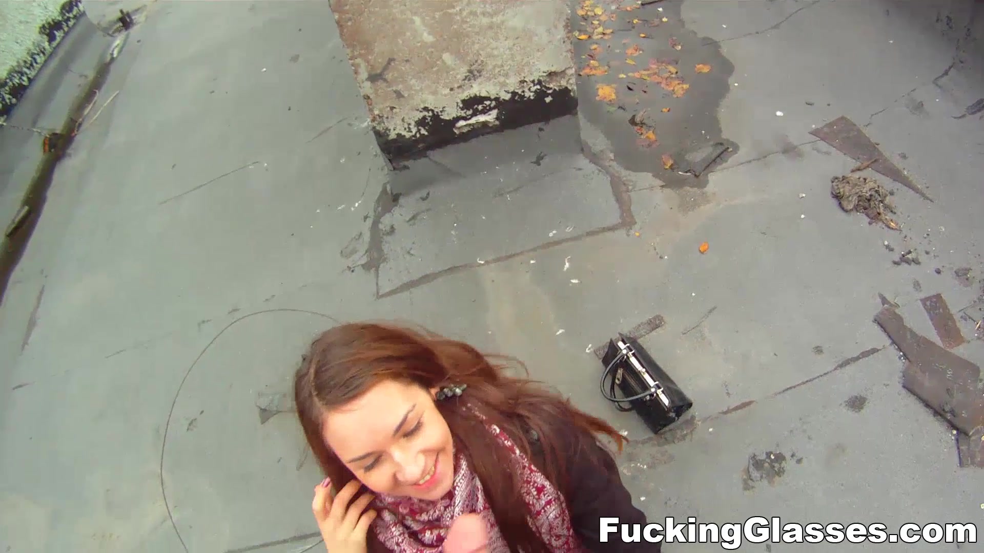Fucking Glasses - Stacy Snake - Sex on the roof