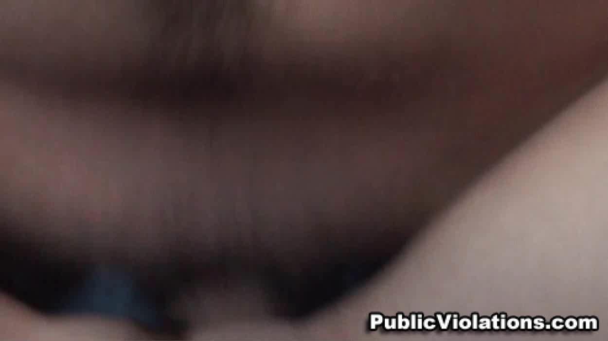 Blonde receiving a mouth fuck from her driver in his car