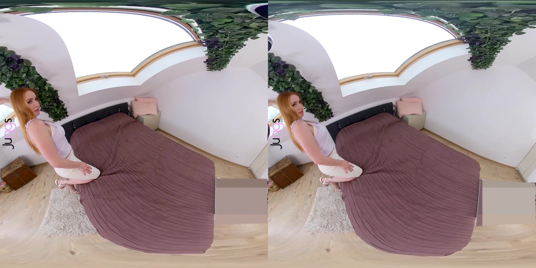 Busty Ginger Comeback Striptease