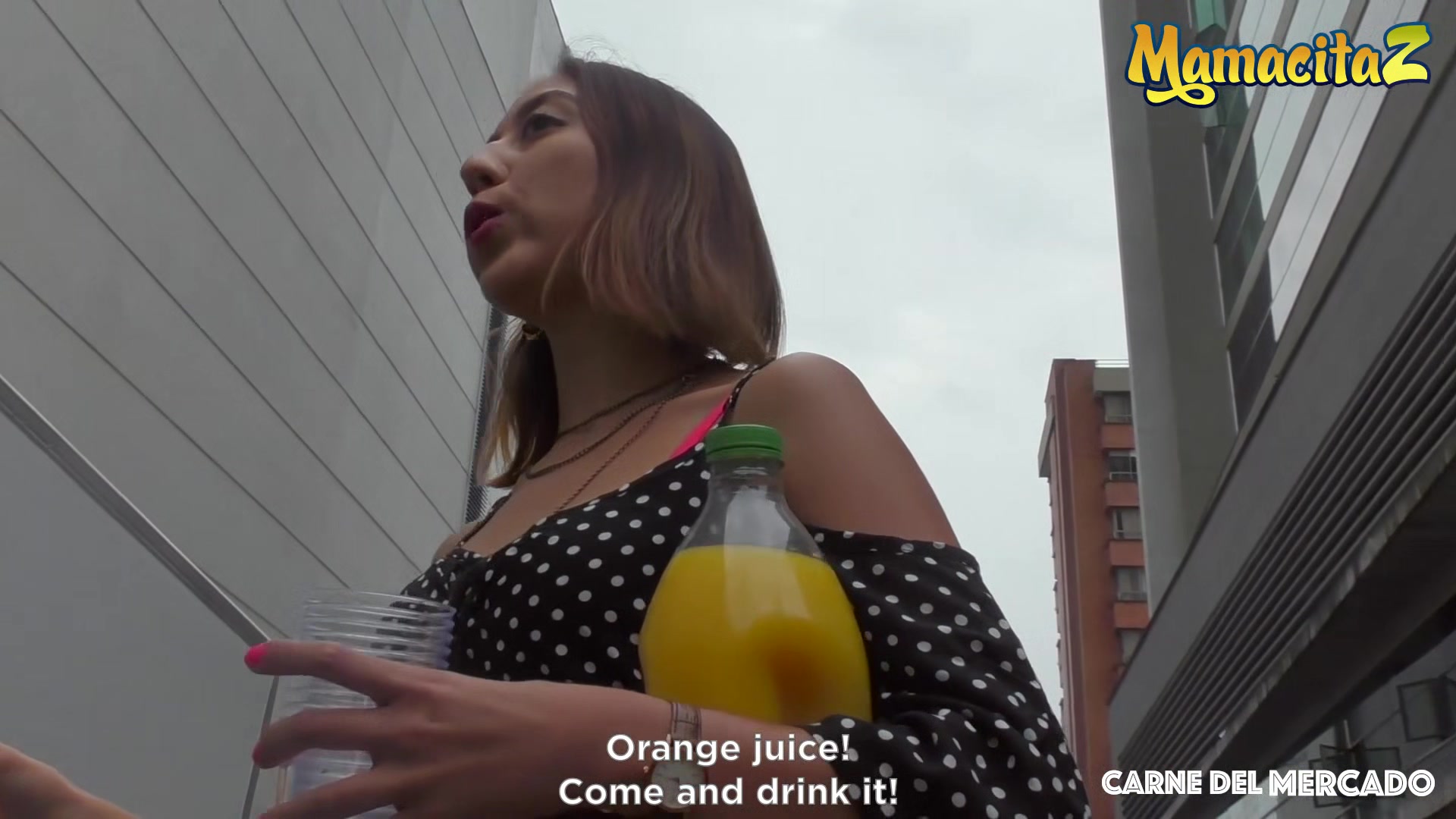 MAMACITAZ - Latina teen 18+ Juice Seller Is Tricked Out Into Hardcore Fuck