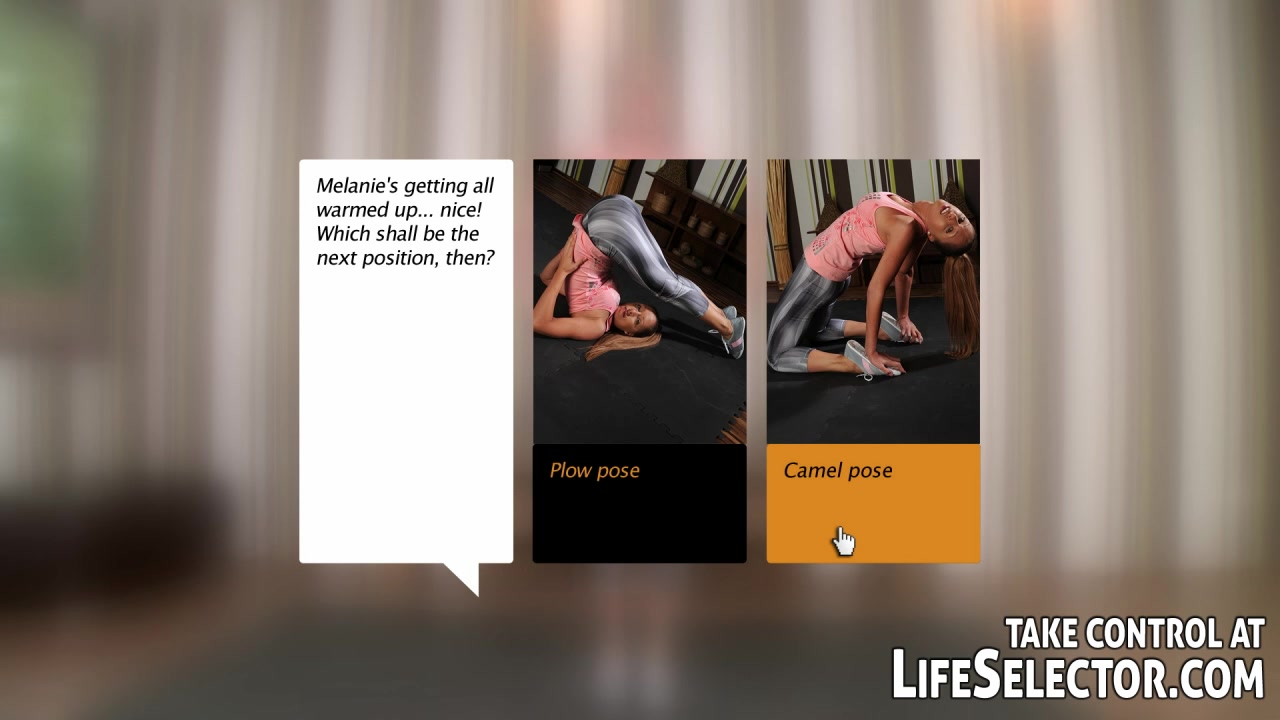 Yoga class goes sexy
