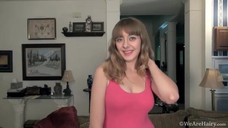 Daisy undresses in bed from her gown and stockings - Compilation - WeAreHairy