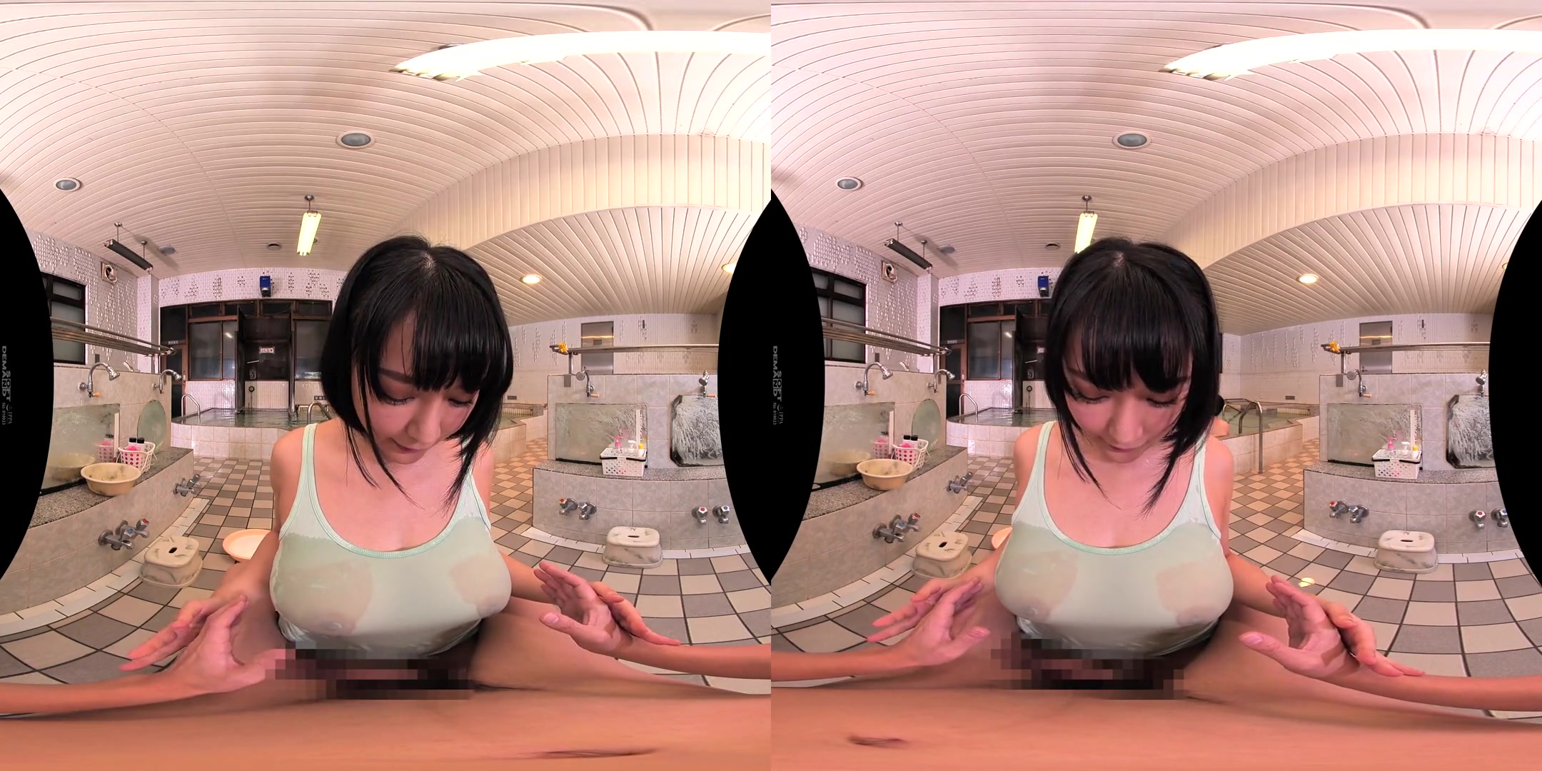 Washing your Body with her Famous I-Cup Tits 1 - Asian Blowjob Titty Fuck