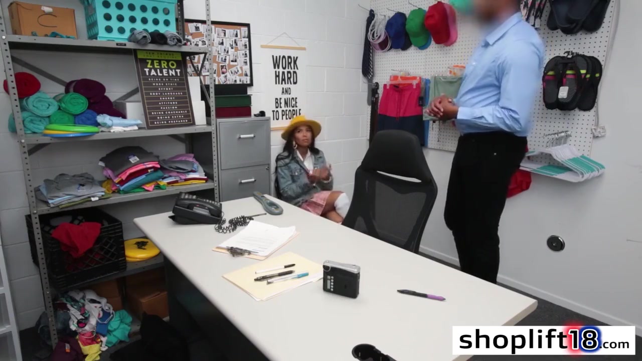 Dirty Black Cop Fucked Petite Asian teen 18+ After He Buste