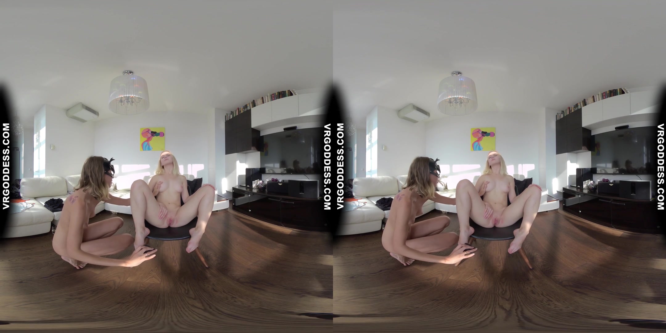 Perfect Perky Blonde Layla Miss Pussycat Striptease Lapdance Orgasm On Chair