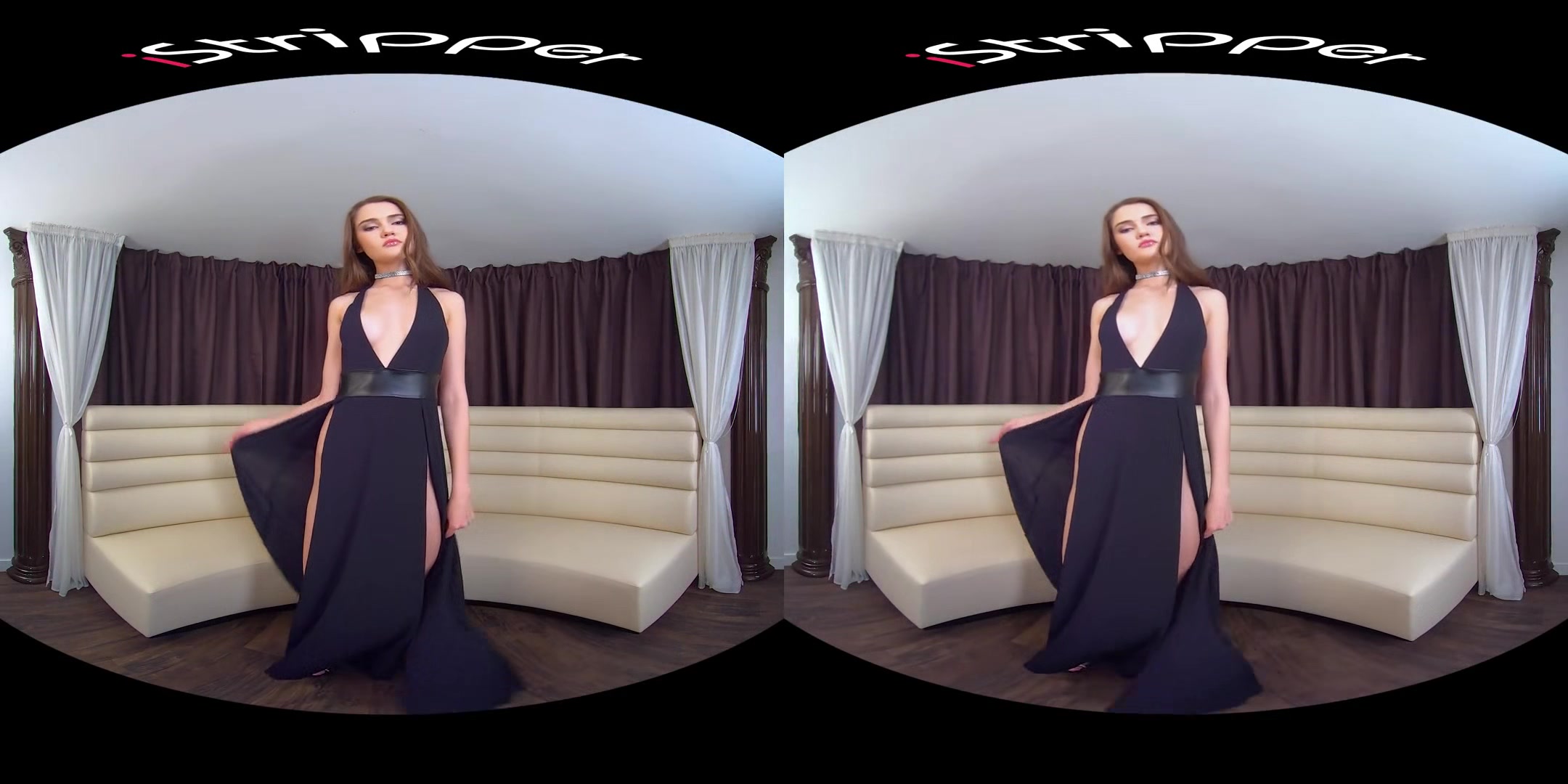Sonya Blaze - Big Tits Pornstar Striptease in a Little Black Dress