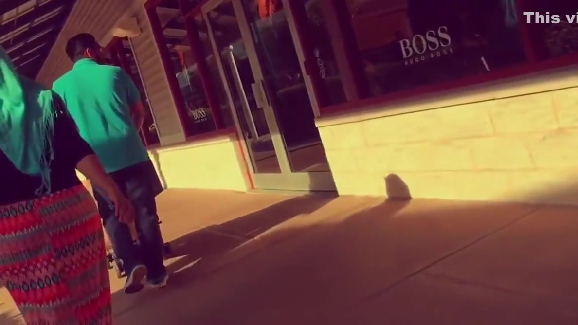 hijab wife big ass walking in street