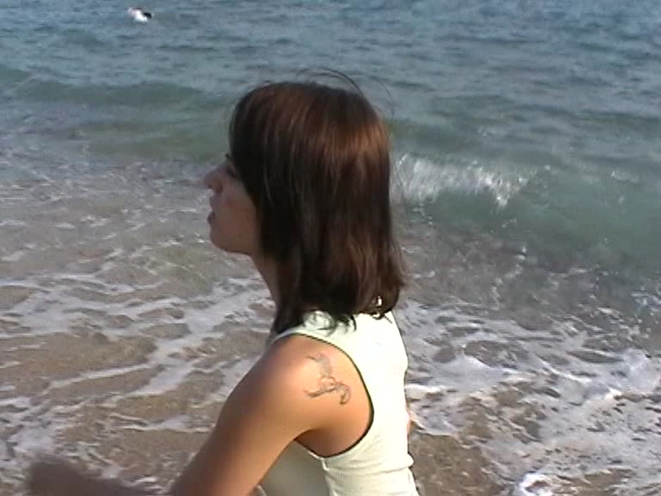 Leony April in couple having amateur fuck on a vacation