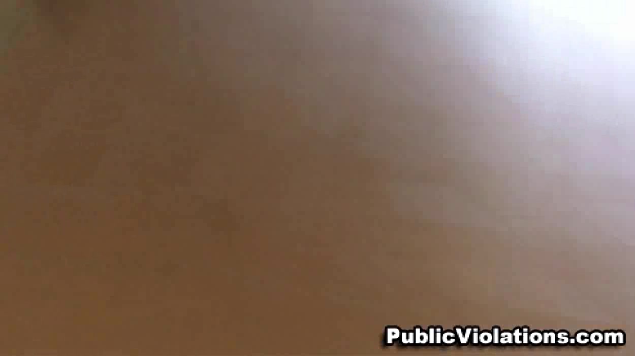 Blonde coquette found on streets giving mouthjob in public