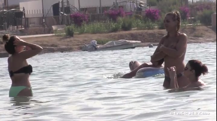 Busty Latino - BeachJerk