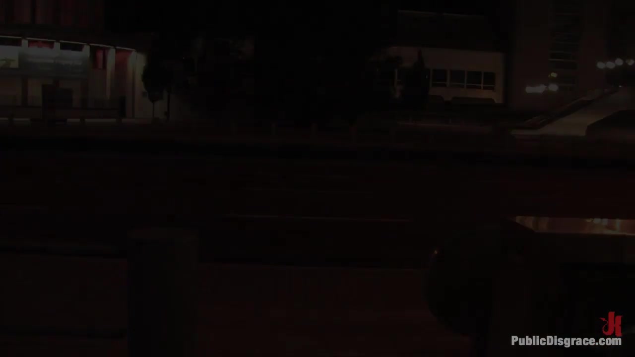 Beautiful Czech Girl Exposed On The Streets At Night - PublicDisgrace