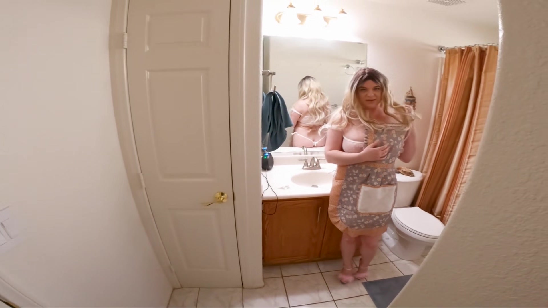 Sexy Stepmom Fucked In The Bathroom