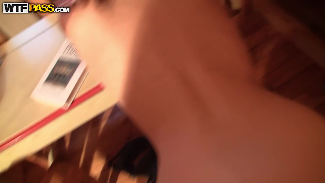 Olesya in Teenage Hardcore In The Wooden Room - WTFPass