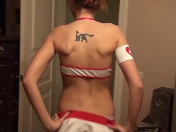 Hawt sweetheart in lustful nurse outfit acquires off