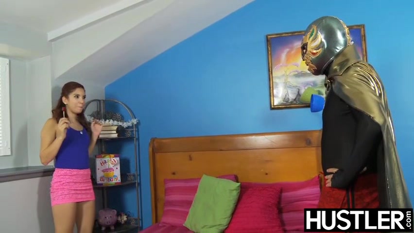 Young latina Leah Cortez pussy stretched with big cock