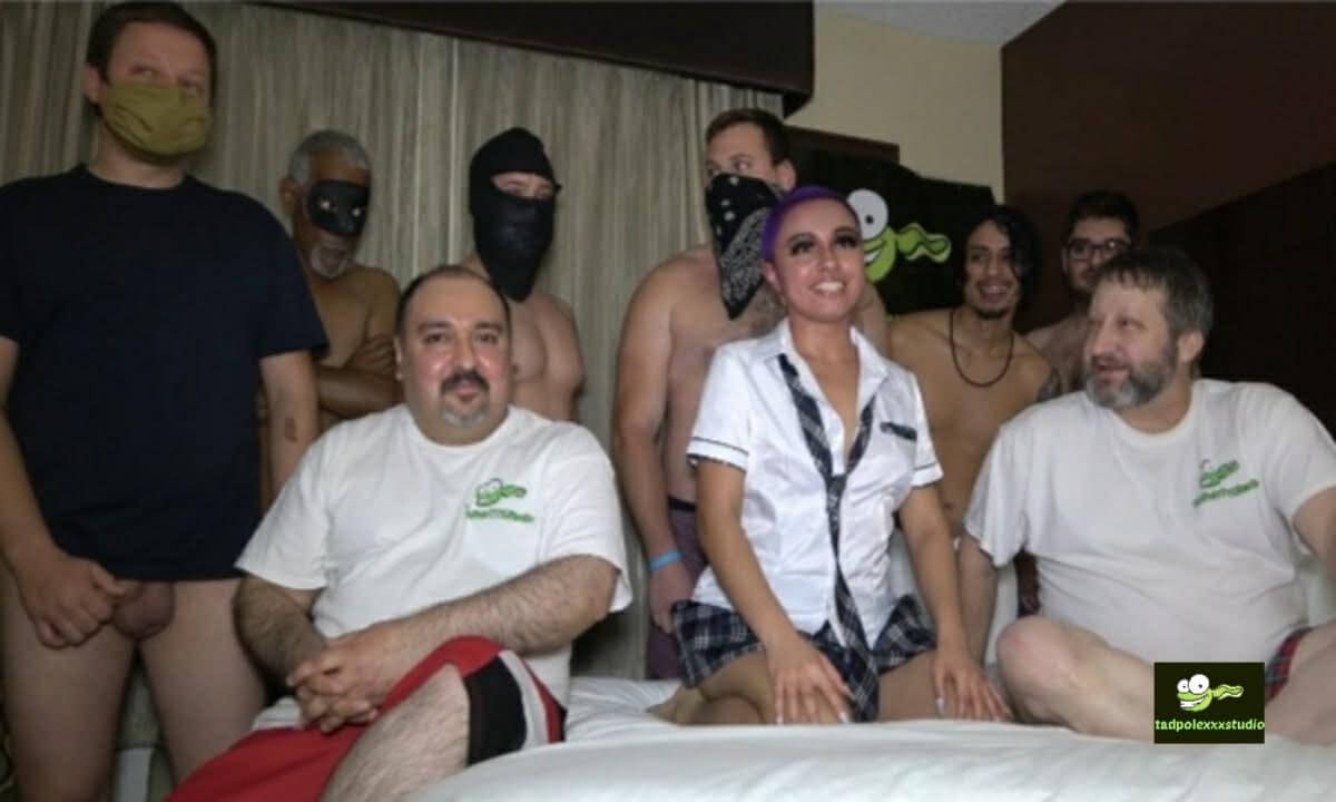 Amanda Angel Gangbang 1 of 3 - Amateur teen 18+ Hardcore Gangbang Facial and Creampie