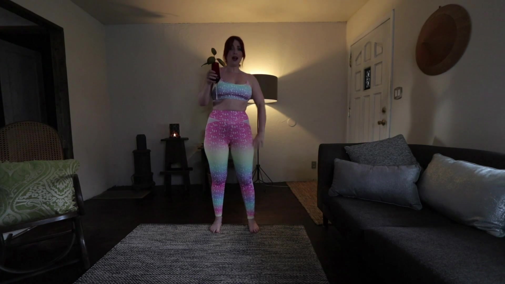 Spanking Cock Suck Sofa Hippie Yoga Pants - Amberspanks