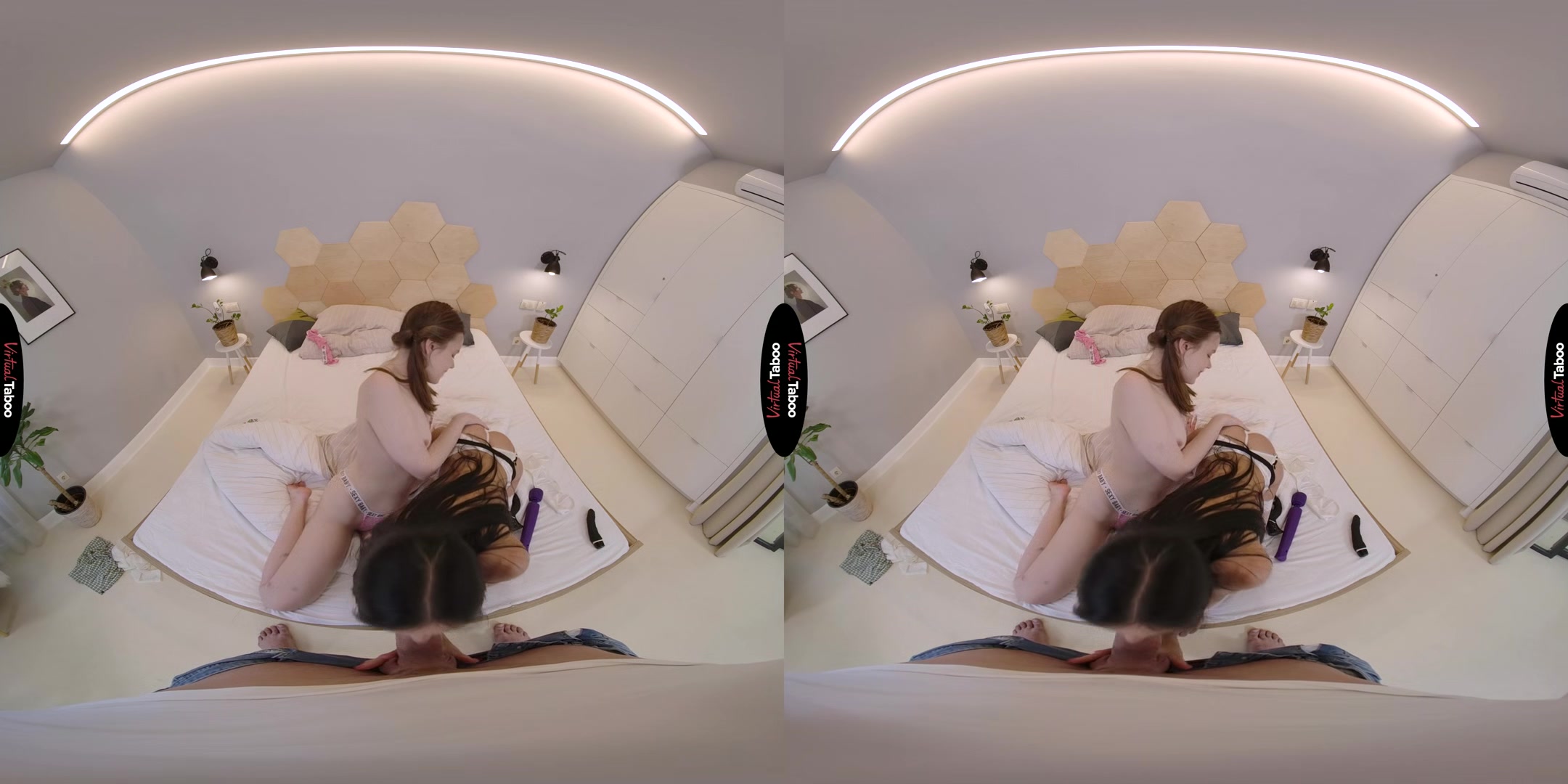 Wera Angel, Sasha Rose VR Porn: Meet My New Friend, Daddy - VirtualTaboo