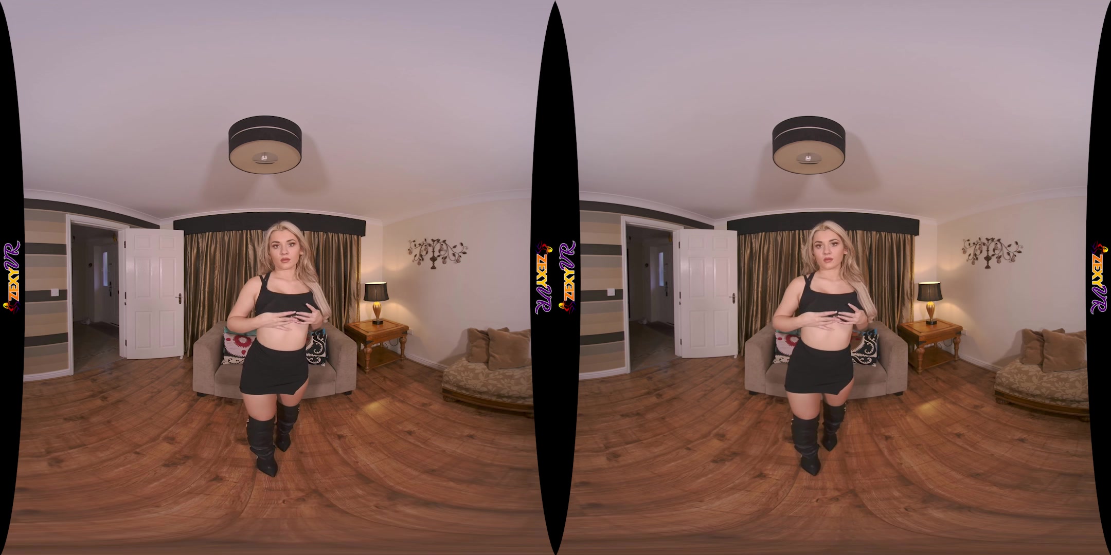 Babe In Black featuring Chelsea Essex - ZexyVR