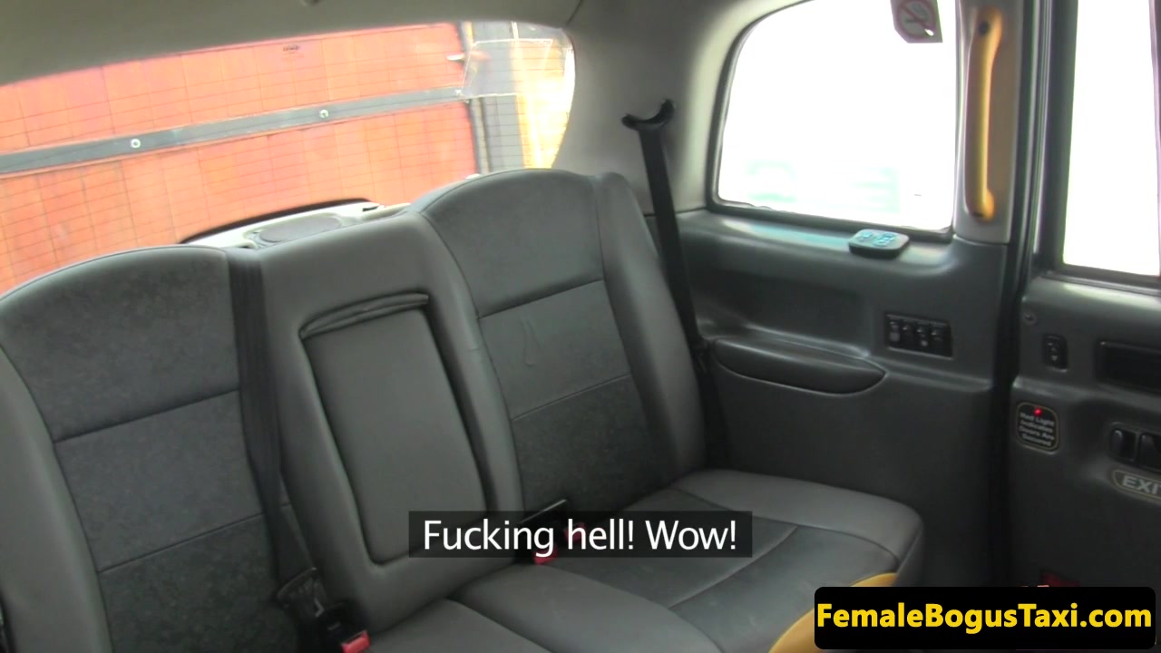 Bigtitted brit cabbie riding nubian rod
