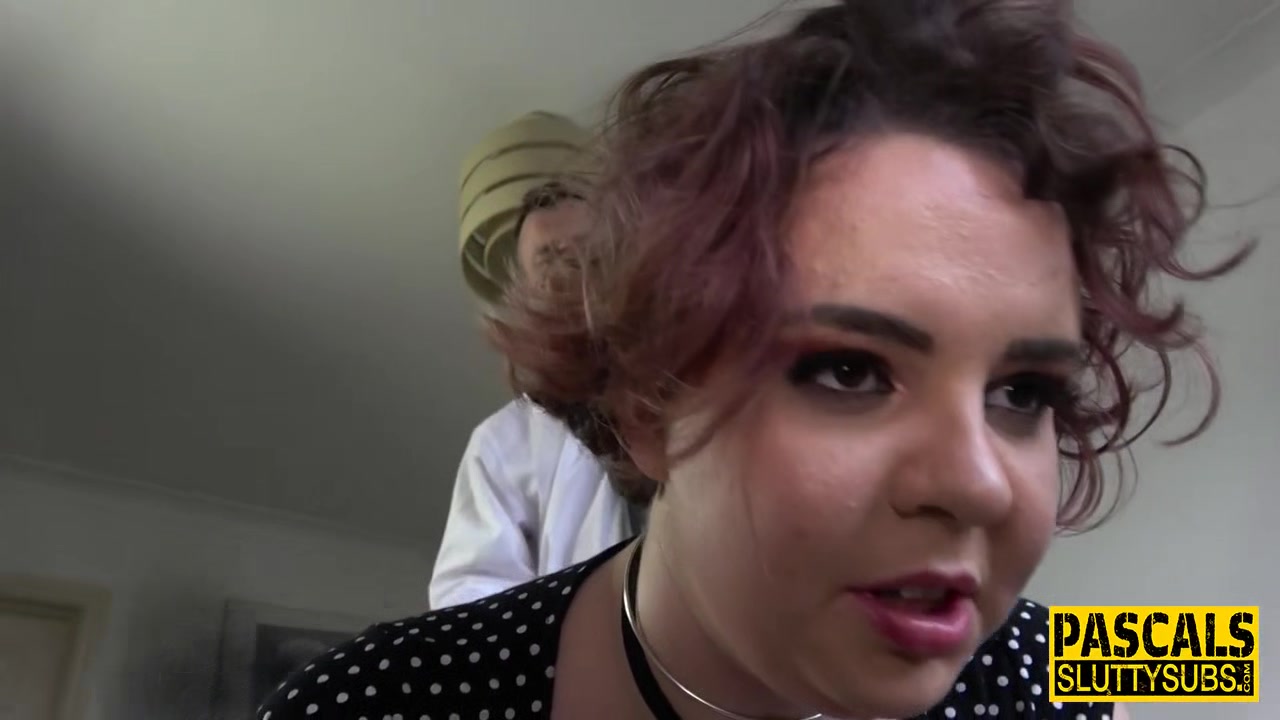 Fat submissive gets fucked and fingered