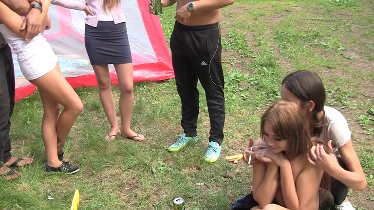 Group fucking with a lot of sexy babes