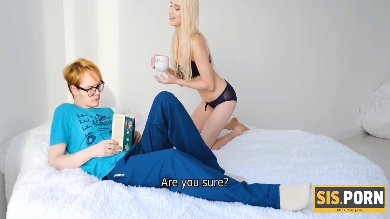 Guy Satisfies Blond Stepsis Behind Her Bf Who Is Resting On Bed 11 Min With Jana Warm