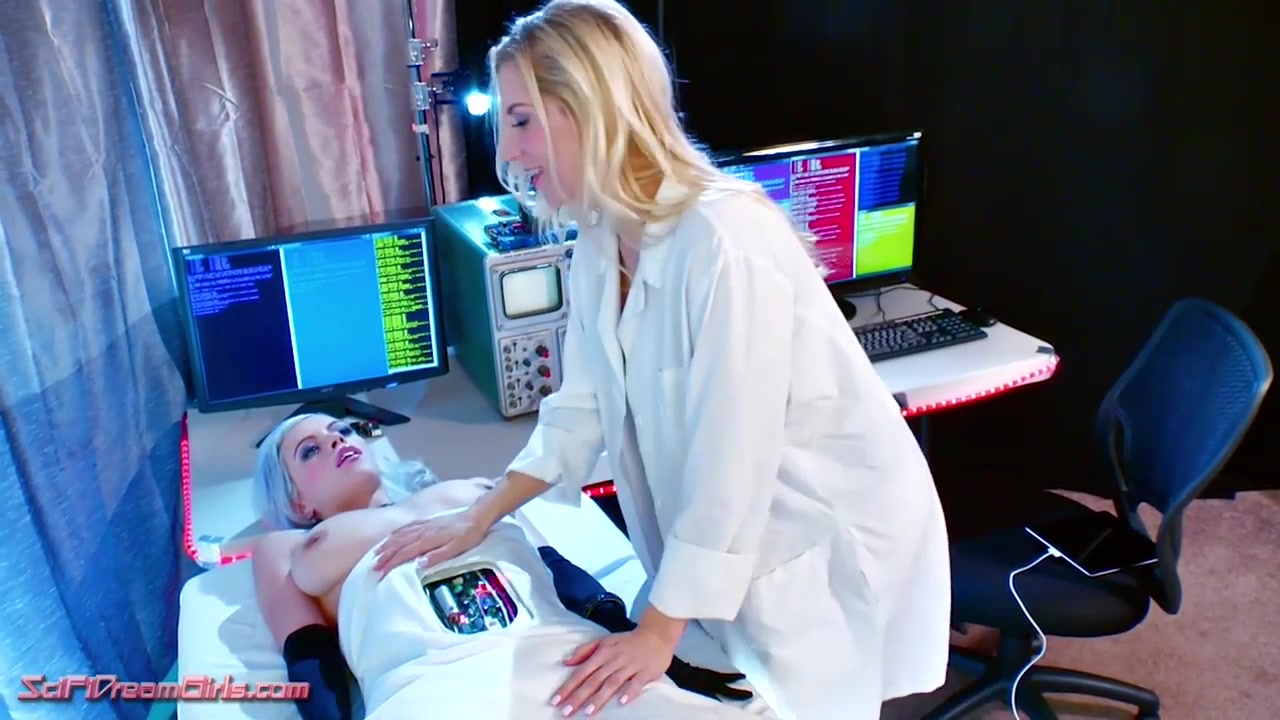 Ashley Fires & Kitty Glitter in Ashley Fires Scifi Dreamgirls: Violet - The Creation - KINK
