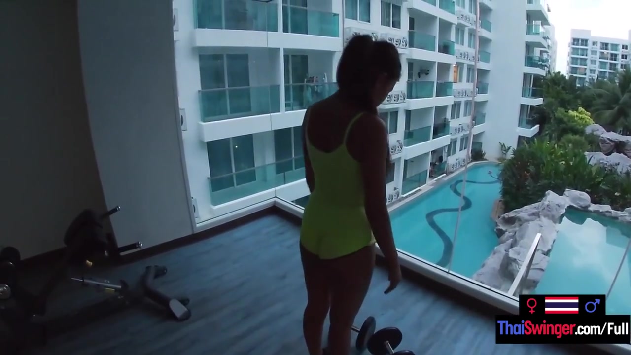 Asian Amateur teen 18+ Girlfriend Gym Workout And Horny Sex After