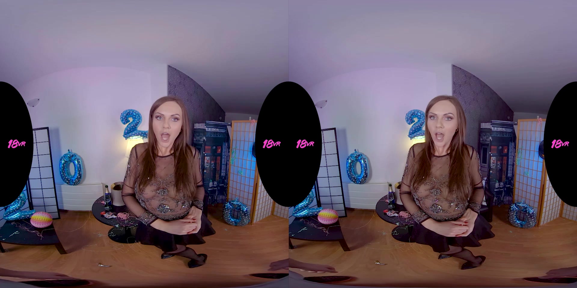 Charlie Red & Tina Kay & Marilyn Sugar in 12 Strokes At Midnight - 18VR