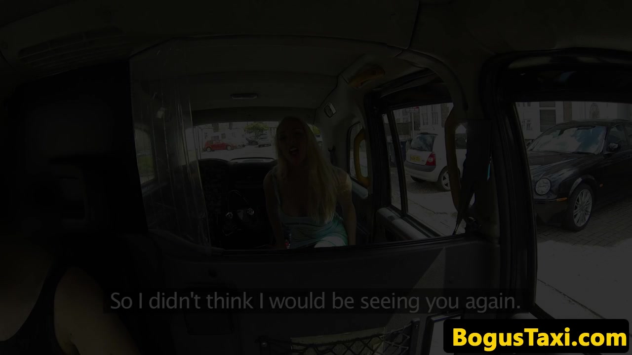 juggs UK taxi sweetie rammed through sluthatch