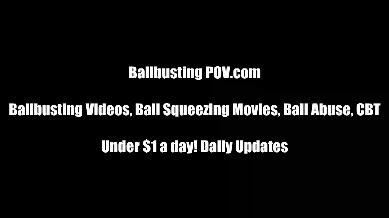 Ballbusting by two bitches - BallbustingPOV