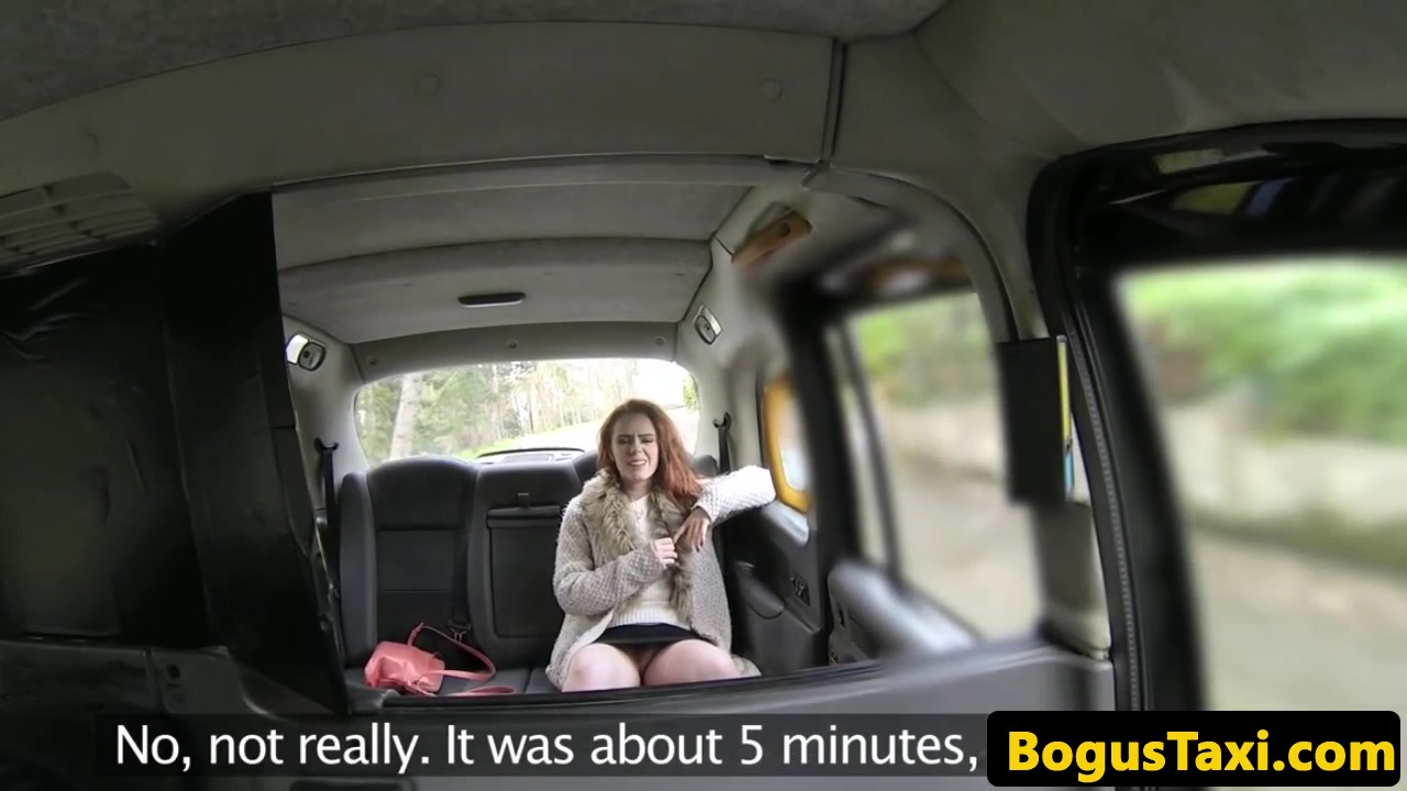 British ginger taxi babe fucked in juicy vag