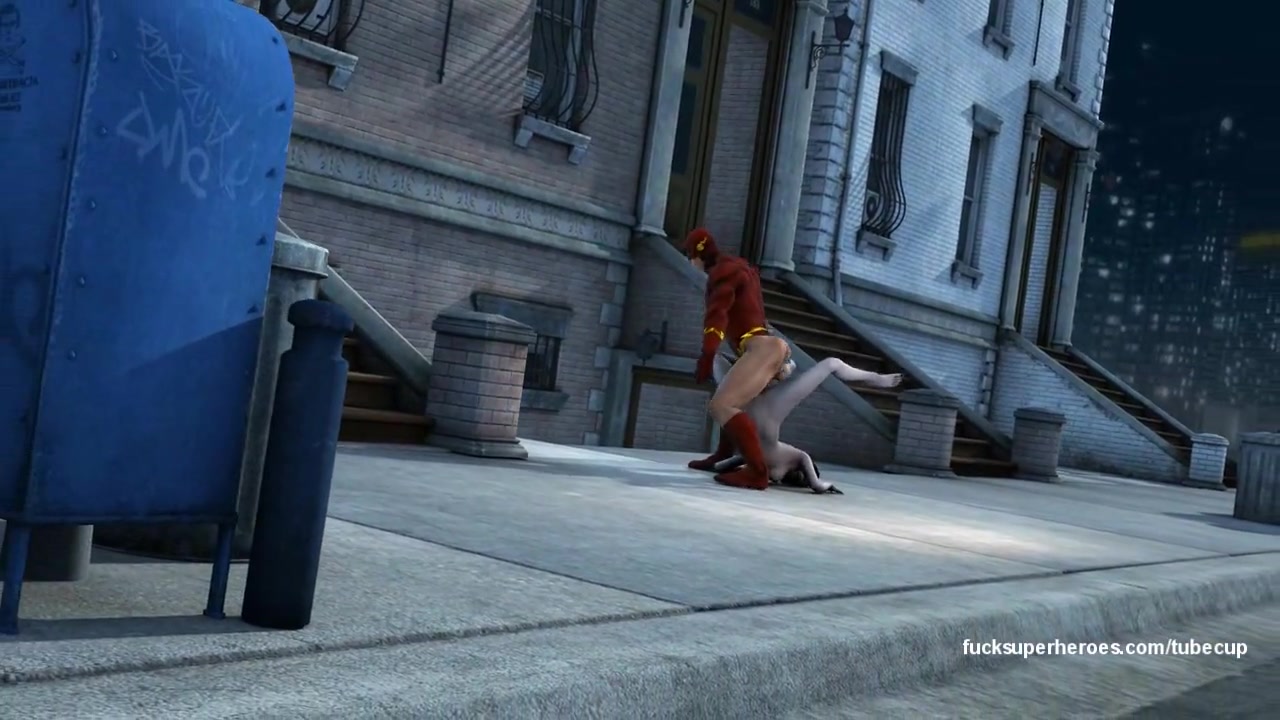 Thick, horny Flash goes after a pretty little cunt