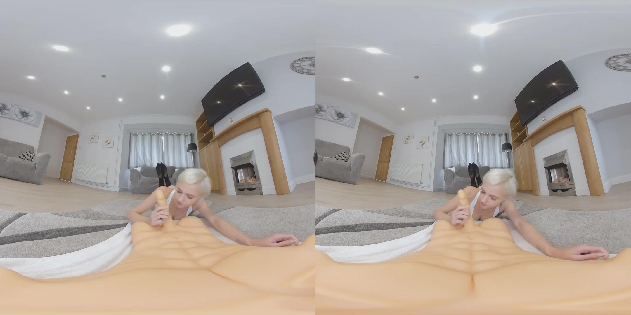Scarlet S, Tight Pussy Stretching; Cute and Petite Blonde with Tommy Torso