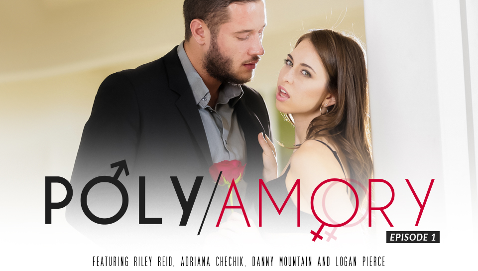 Riley Reid & Adriana Chechik & Danny Mountain & Logan Pierce in Polyamory, 1 Video