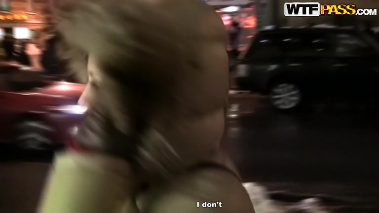 Wild pick up fucking with a shameless blonde