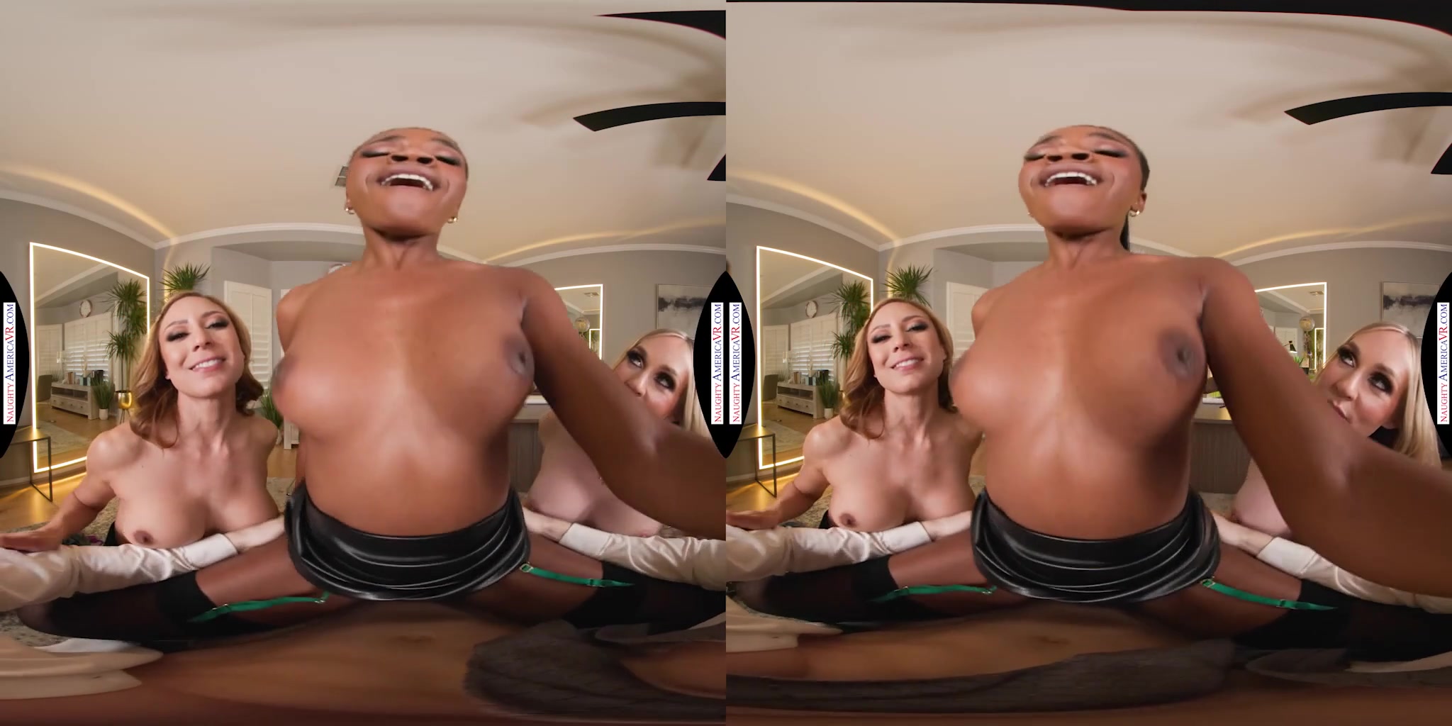 Your assistants Cassie Del Isla, Nicole Kitt, and Sierra Spunk give your cock a special Happy Birthday gift you won't forget