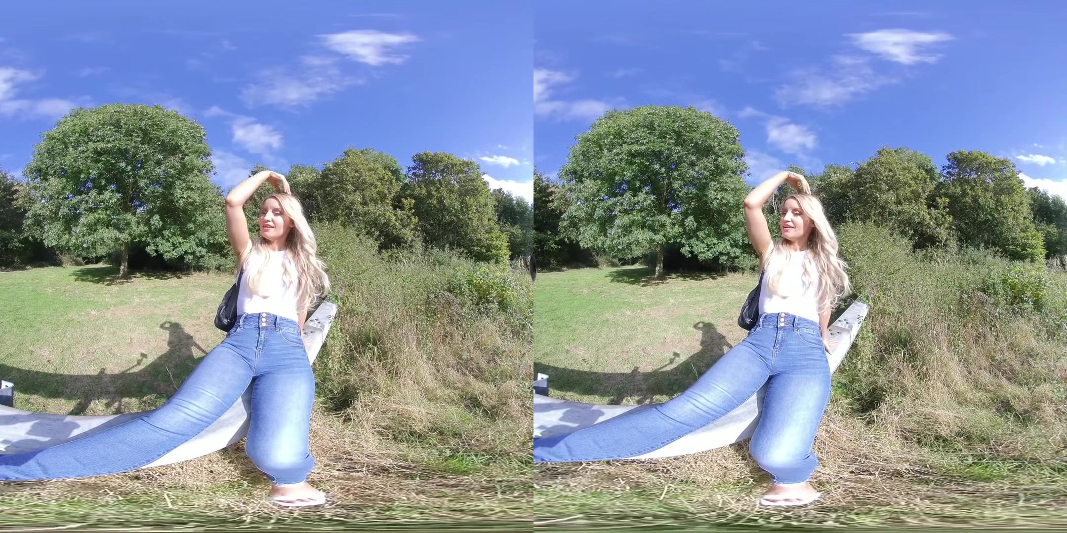 Irish Essie - Out In The Sunshine; Blonde Babe Smoking Solo