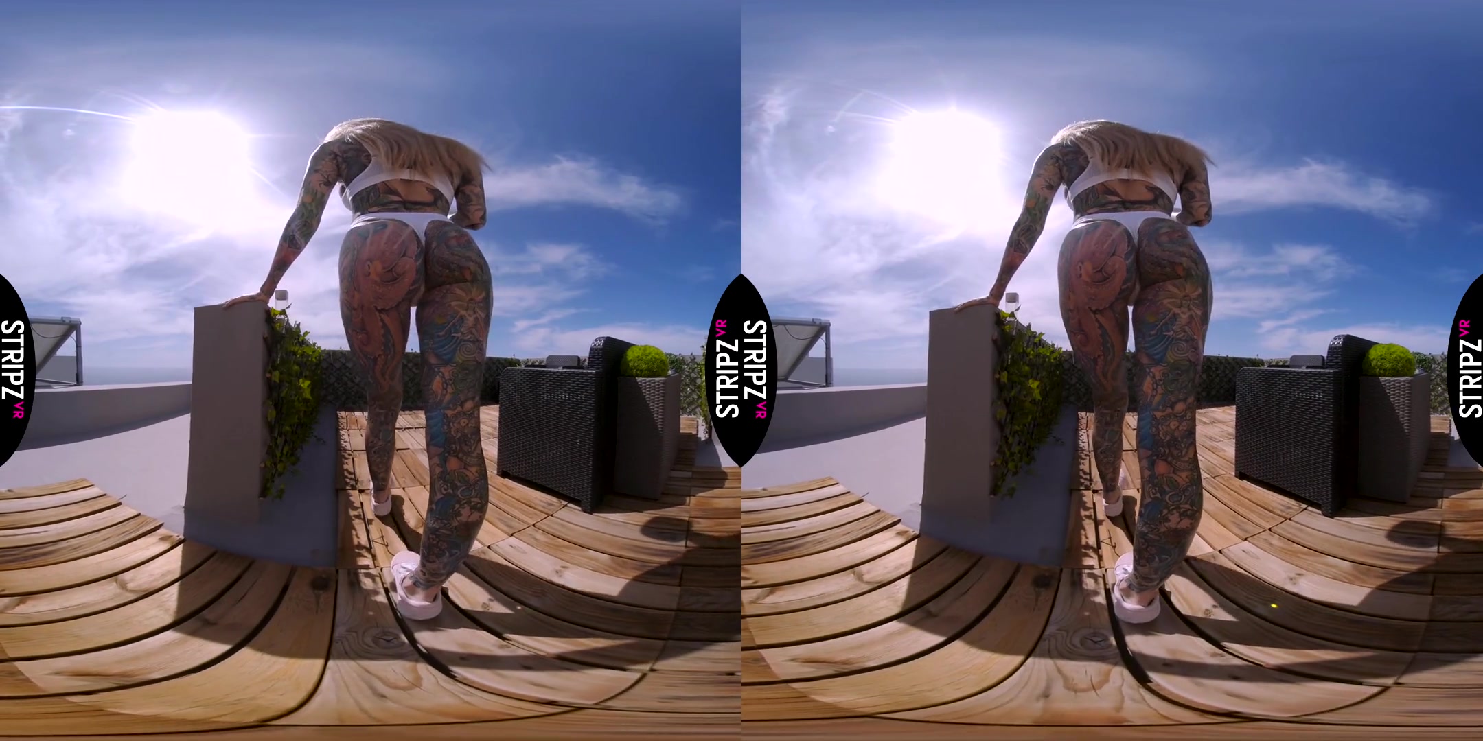 Sweet Summer Dreams - Tattoos Big Tits Outdoor Striptease
