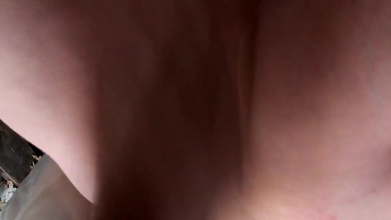 Completely Naked Pussy And Tits Spanking In The Snow