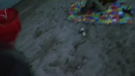 Sex on the beach with thick facial