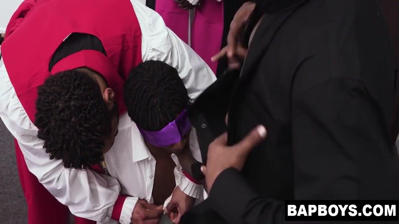 Blindfolded Black Boy Kylan Anal Banged By Brock Johnsons Big While Pastor And Is Watching! 8 Min