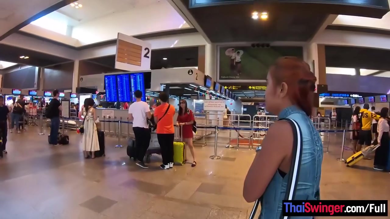 Thai Girlfriend And Boyfriend Make A Trip And Then Fuck In The Hotel Once There