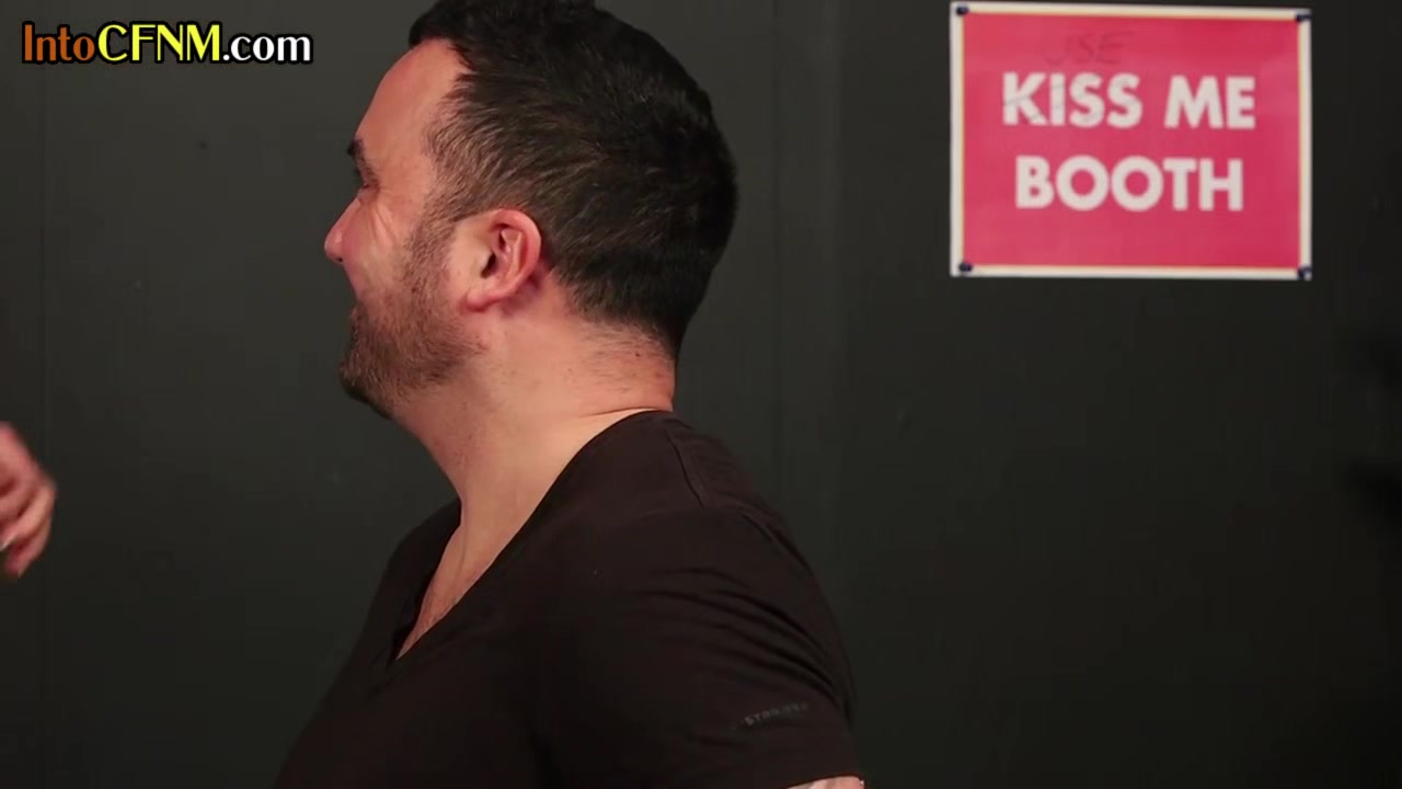CFNM sluts deepthroating and wanking tied up guy be4 cumshot