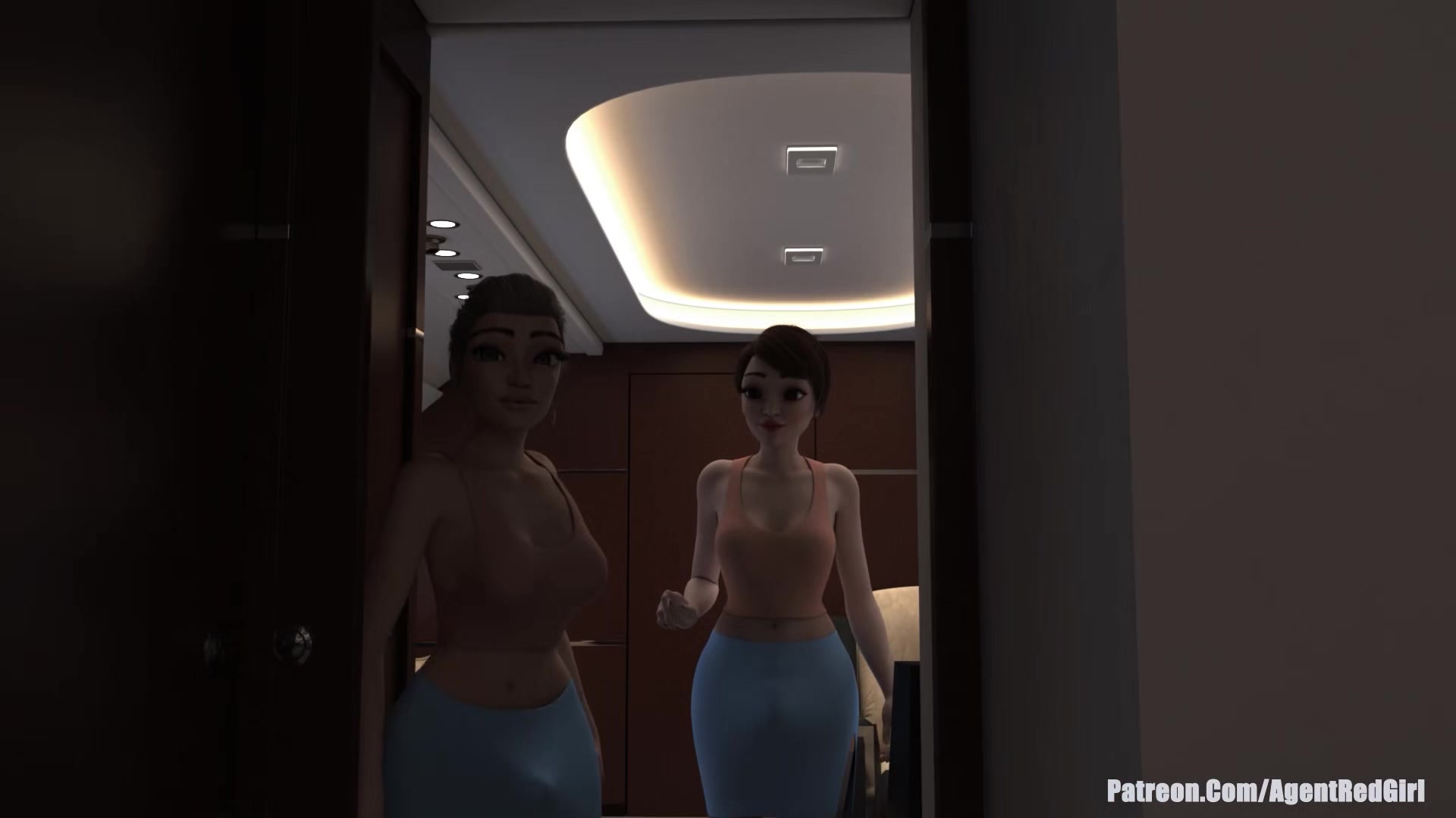 FUTANARI MILF Fucks Herself AND Futa Boss Assfucks HARD on a Plane - SO MUCH CUM - Amy's Big Wish S01-4-5