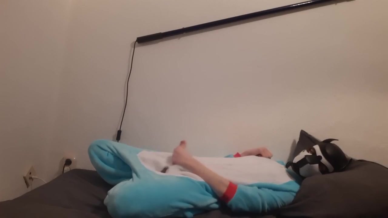 Little Puppy Cums In Onesie