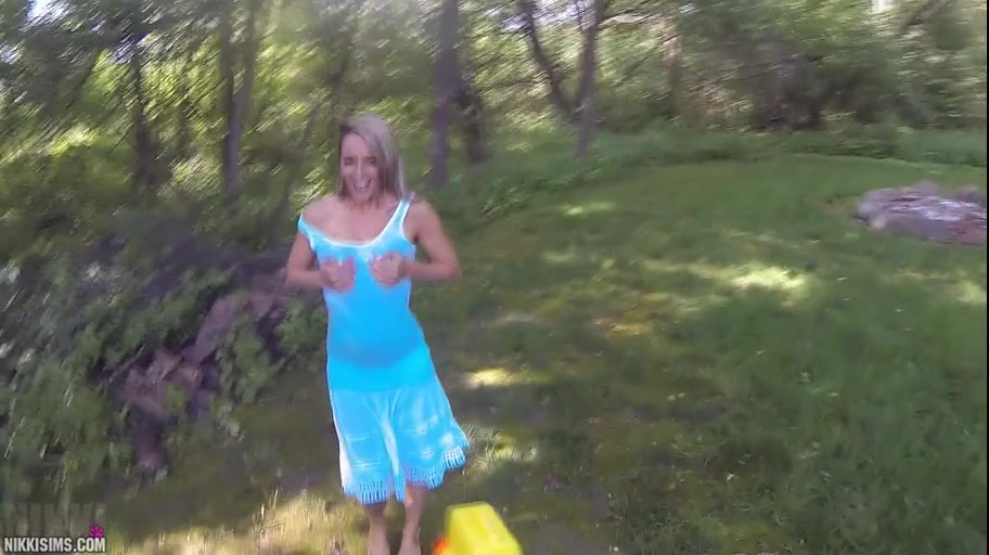 Nikki Attacked By Squirtgun